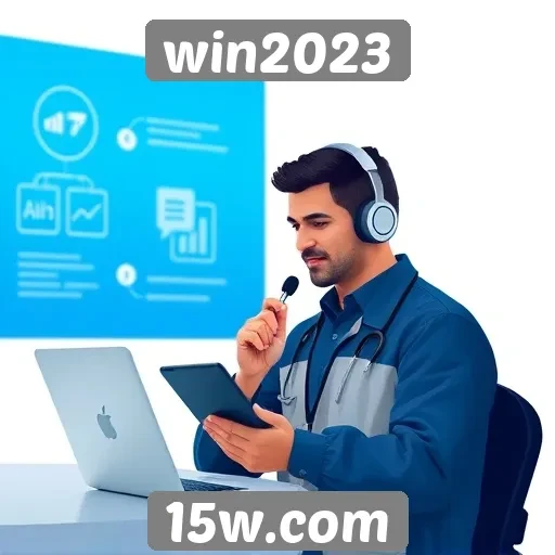 Desempenho do suporte técnico no site win2023